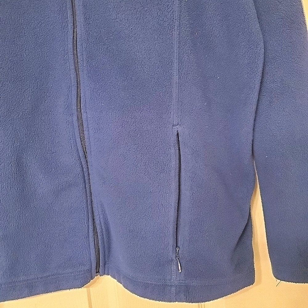 L.L. Bean Full Zip Fleece Jacket Regular Mock Neck Pocket Coat Outdoor Small - Picture 5 of 8